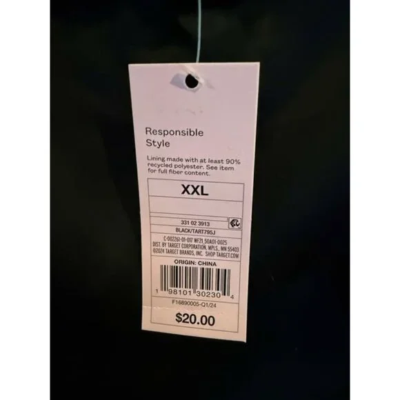 Womens Satin Tank Top - Wild Fable™ Black XXL - Picture 3 of 4